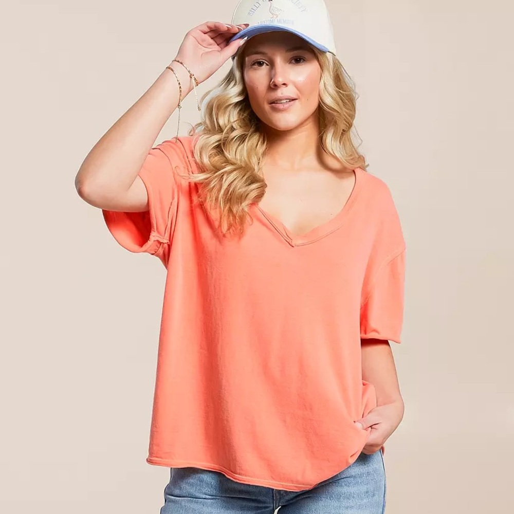 Free People We The Free Nina V-Neck Tee